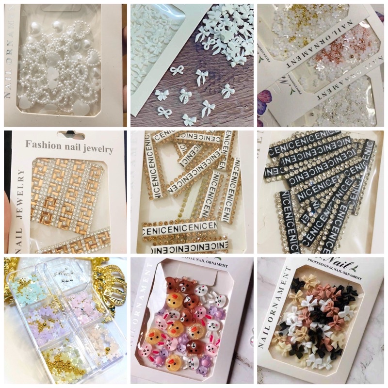 Hình Trang Trí Gắn Móng Nhiều Dáng ( 1000 viên)