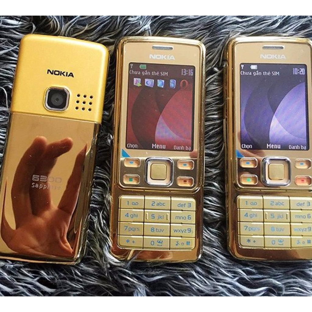 Điện thoại NOKIA 6300 zin màu vàng có PIN + SẠC
