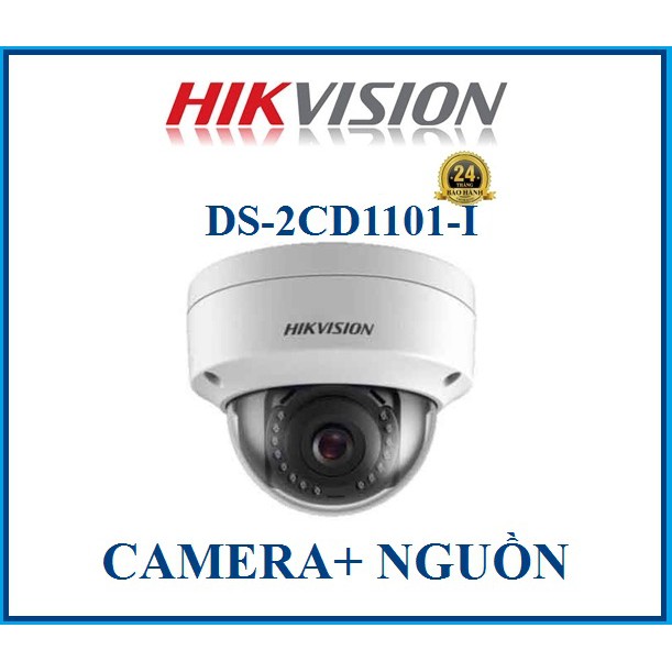 Camera IP Dome hồng ngoại 1.0 Megapixel HIKVISION DS-2CD1101-I...