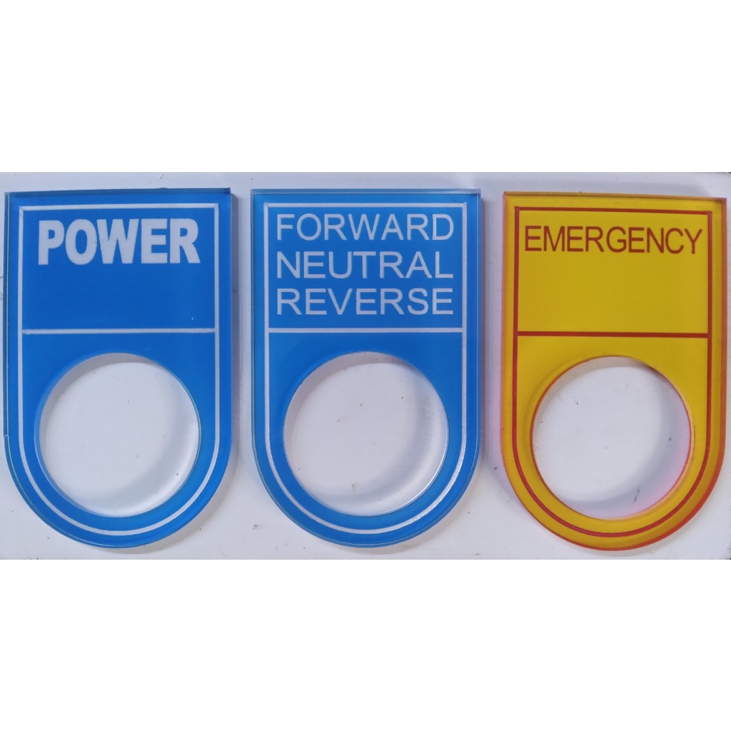 Nhãn nút nhấn mica