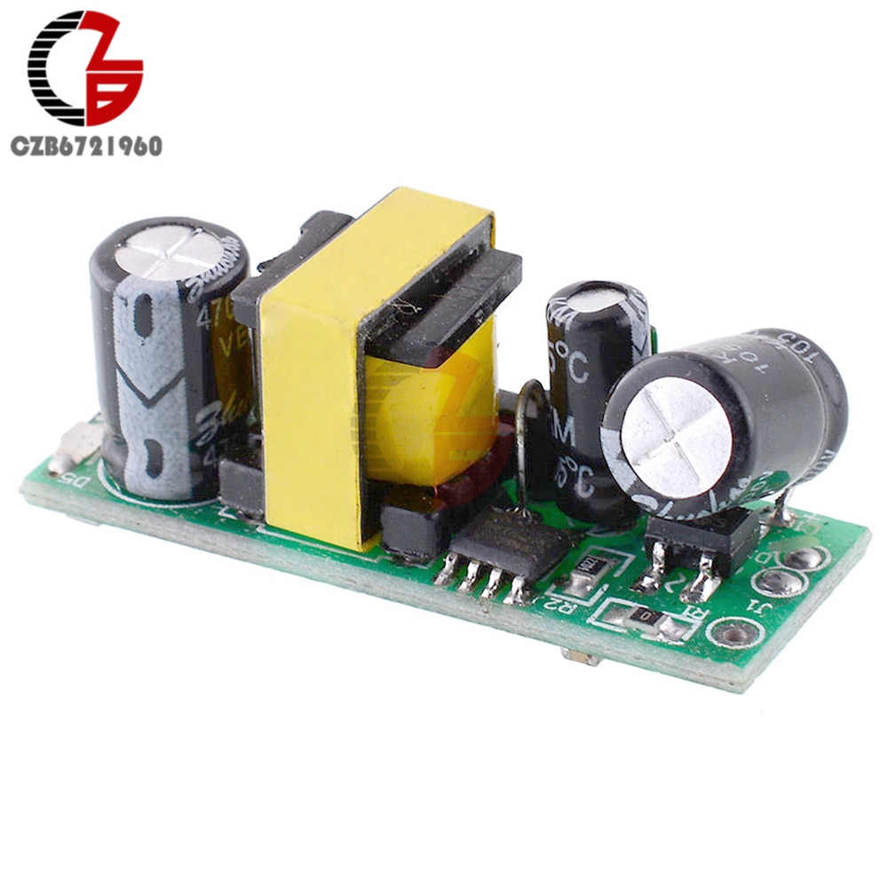 220V to 12V 400mA AC-DC Step Down Buck Converter Module Power Transformer Temperature Short Circuit Protection Power Supply