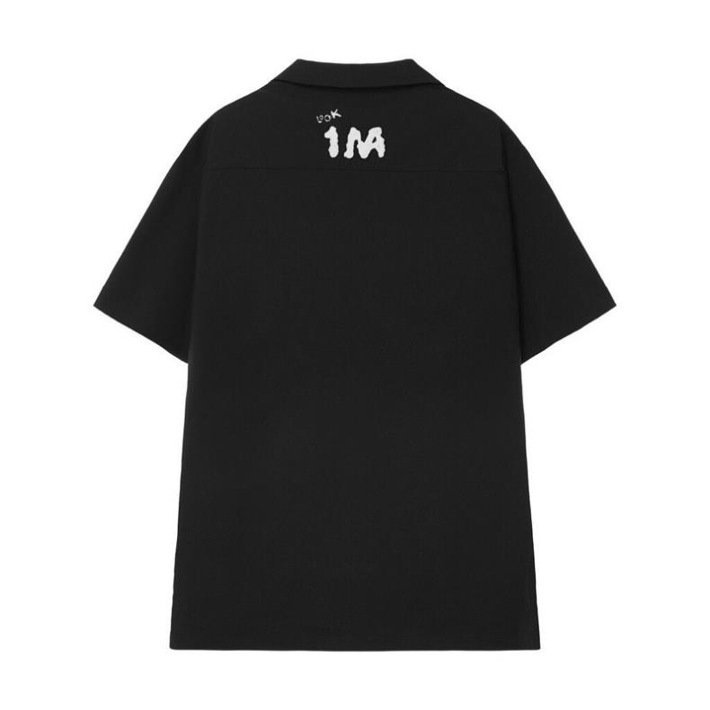 [XẢ KHO] Áo Sơ Mi Look 1M TShirt - Đen - Unisex