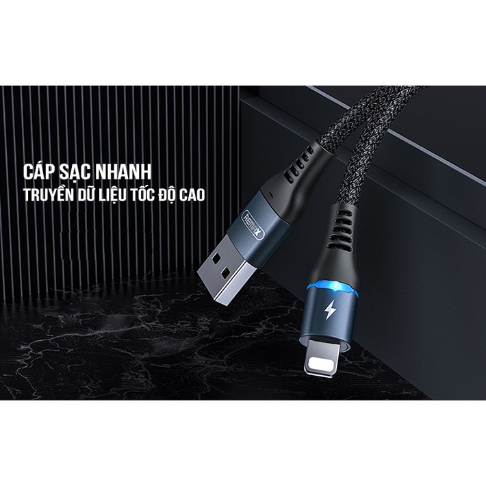 Cáp sạc thông minh chống đứt/Type C/Micro Remax RC-152 2.4A ( HÀNG )
