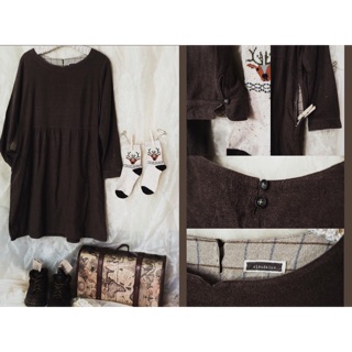 Set đầm babydoll, áo hoa nhí
