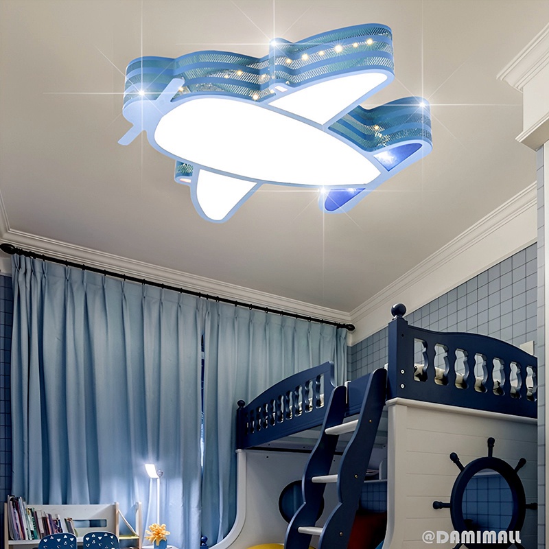Phòng trẻ em led đèn trần rang trí phòng khách hiện đại đèn ốp trần phòng ngủ đèn hoạt hình