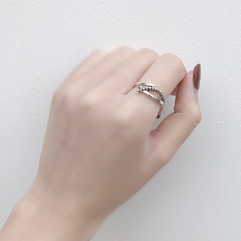 Nhẫn Bạc Nữ S925 Phong Cách Thái Độc Đáo, Cá Tính N1734 - Bảo Ngọc Jewelry