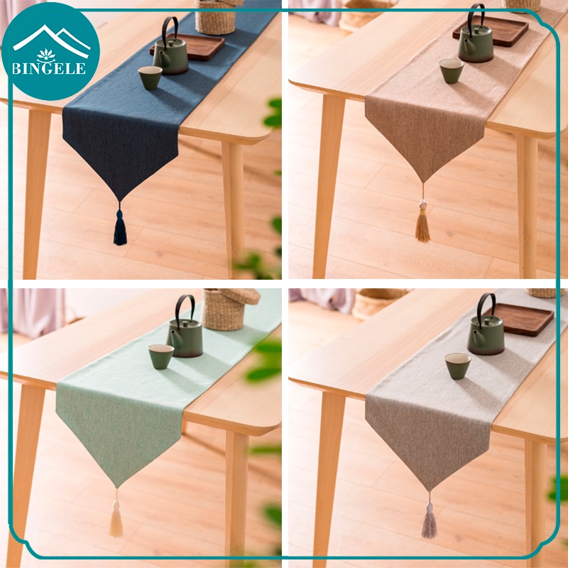 Bingele Khăn Trải Bàn Runner Tấm Trải Bàn Ăn Khăn Trải Bàn Ăn Décor Bắc Âu Trà Khăn Trải Bàn Làm Việc Phòng Khách Nhà Hang Dài Nhỏ Khăn Trải Bàn Đẹp Cao Cấp Trắng Trơn Khăn Trải Bàn Vintage Tấm Trải Bàn Ăn