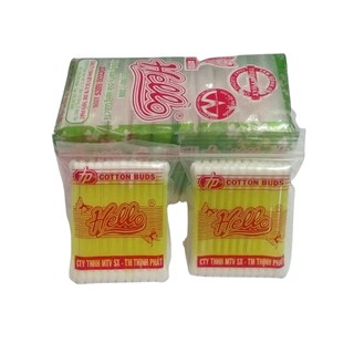 [HÀNG CÓ SẴN]Combo 12 tép bông gòn ráy tai Hello