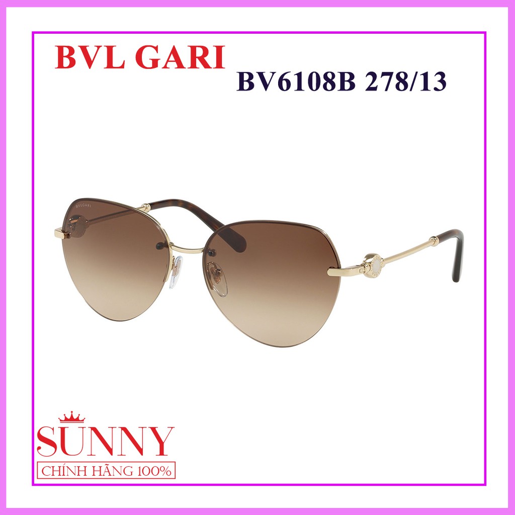 BV6108 - Kính mát Bvlgari - sp chính hãng có tem thẻ bảo hành toàn quốc