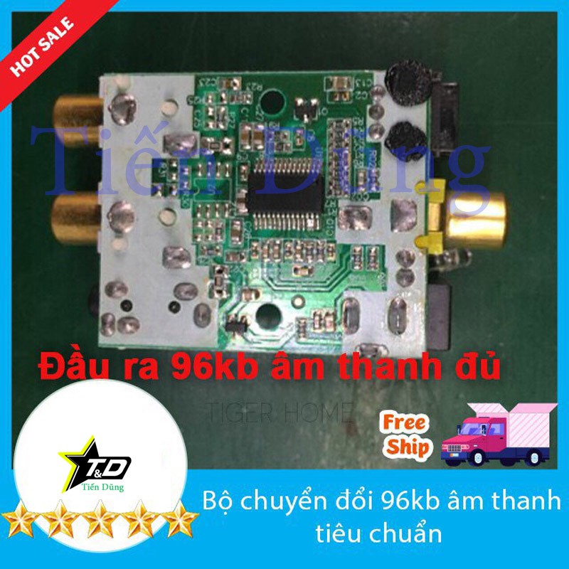 Bộ chuyển đổi Cổng quang Optical sang Audio AV - R/L, cổng 3.5 Hỗ Trợ Tv 4k 196kb và 96kb có 2 dòng nguồn USB và Nguồn