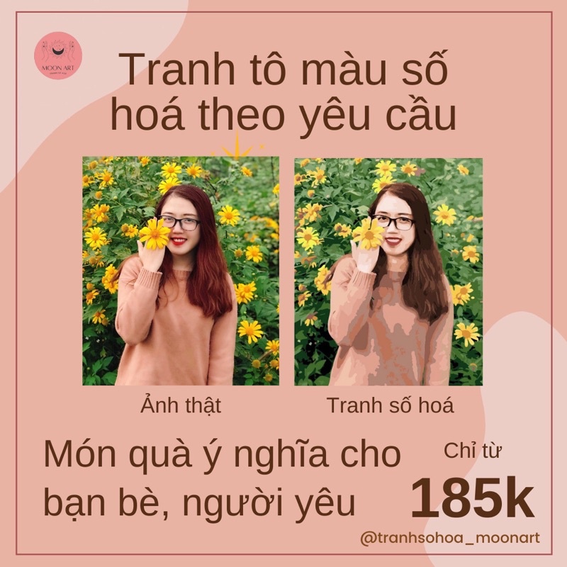 Tranh tô màu số hoá in theo yêu cầu - Đủ kích thước - Màu đẹp - In nhanh nhất