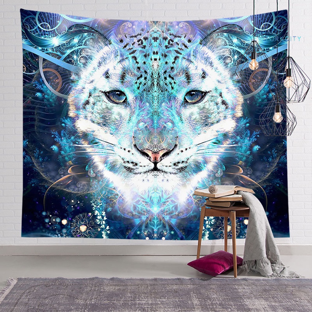 Thảm Treo Tường Trang Trí In Hình Động Vật Phong Cách Gothic