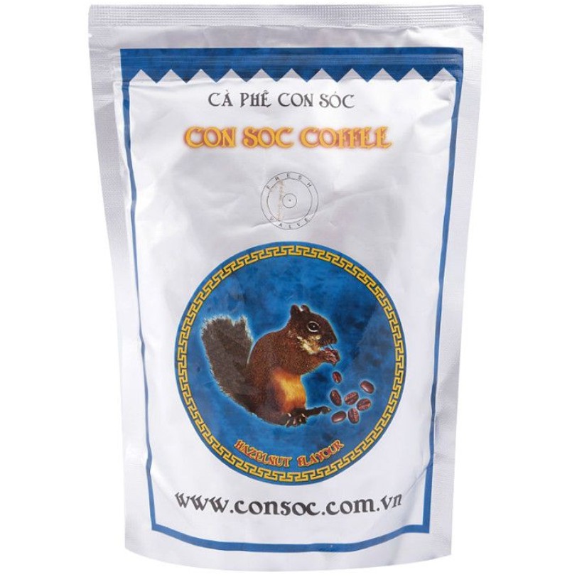 Cà Phê Con Sóc Xanh Dạng Bột Gói 500G/ 250G/ 100G