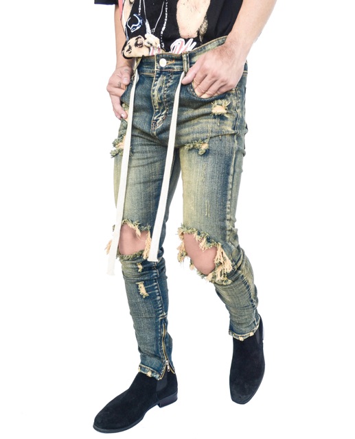Quần Jeans chính hãng STWR STJ7 ZIPPER SKINNY JEANS