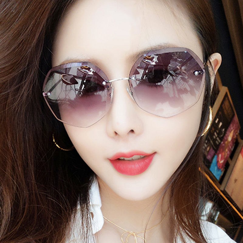 Kính mát nữ Tisselly KK02NU đa giác kiểu dáng thời trang gọng hợp kim