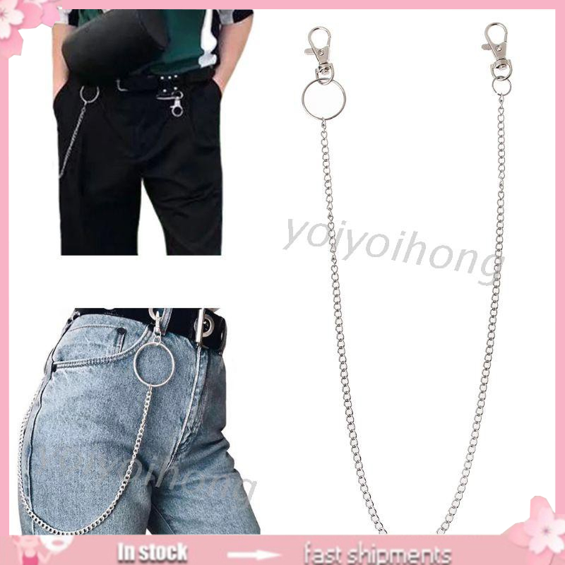 Dây xích đeo lưng quần jean phong cách hip hop cho nam