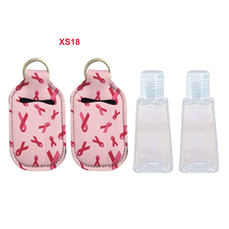 Set 2 Vỏ Bọc Chai Nước Nhiều Màu Đa Năng Có Móc Khóa