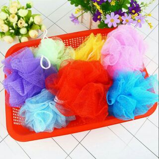 Bông tắm lưới dạng tròn