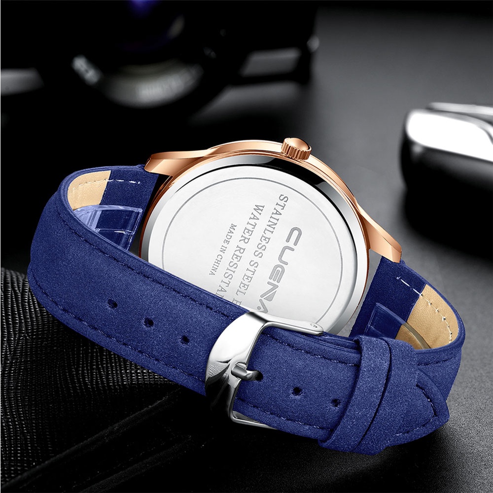 Đồng hồ thể thao CRRJU 892L chất liệu sa phong cách doanh nhân không thấm nước chuyên dụng cho nam