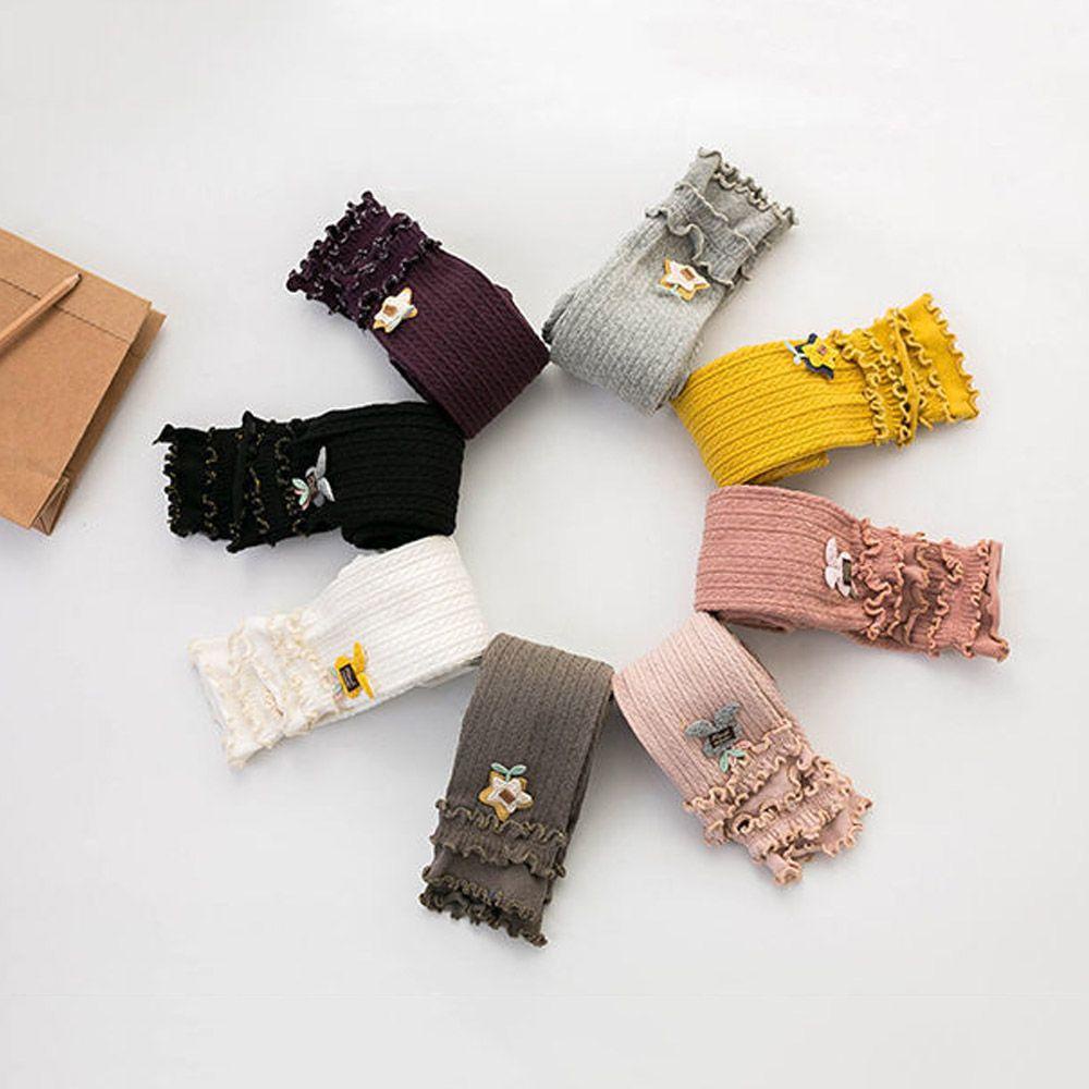 Quần Tất Cotton Có Gân Dành Cho Bé