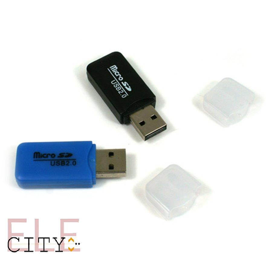 ✨ELE✨Lightweight And High Speed Memory Card Reader USB2.0 Memory Card Reader