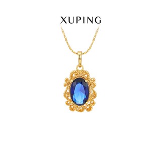 Dây Chuyền Nữ Mặt Đá, Mạ Vàng 24K, Trang Sức Xuping Chính Hãng, XPDC04