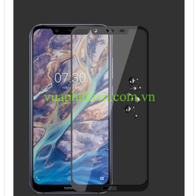 Kính cường lực 5D nokia X7 full màn hình