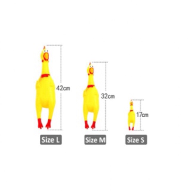 Gà bóp kêu Shrilling Chicken, gà A Lử 32cm