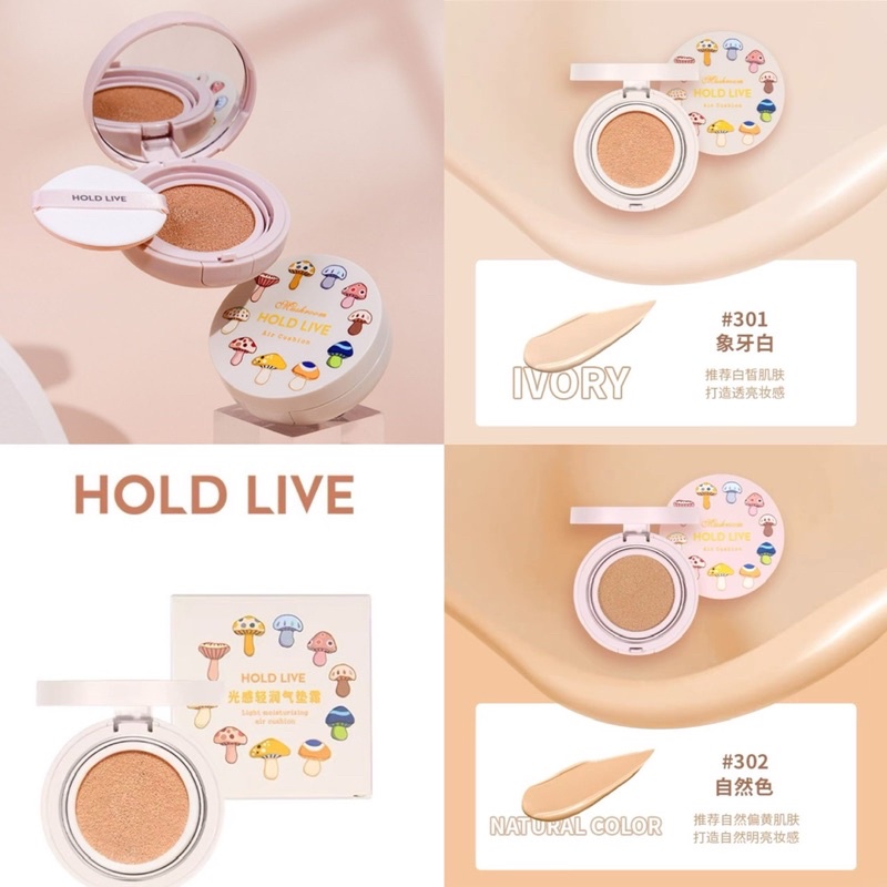 Bộ Cushion phấn nước Hold Live Nấm tặng kèm lõi thay thế