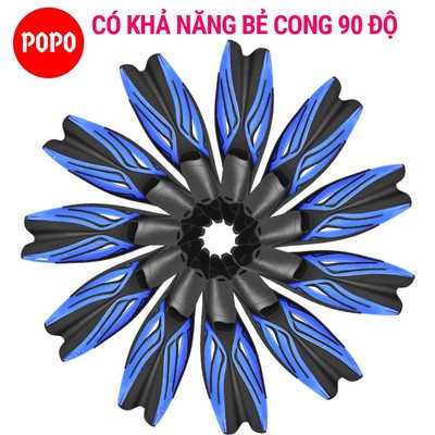 Chân vịt lặn biển POPO bẻ cong được 90 độ sử dụng như chân nhái lặn biển cho thợ lặn