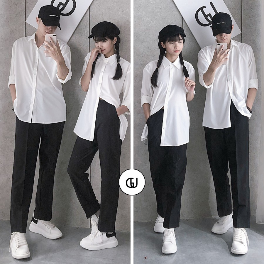 Áo Sơ Mi Dài Tay Dáng Rộng Hàn Quốc, Vải Kate Mềm Mịn Thích Hợp Cho Đi Học, Đi Làm, Đi Chơi GUF | BigBuy360 - bigbuy360.vn