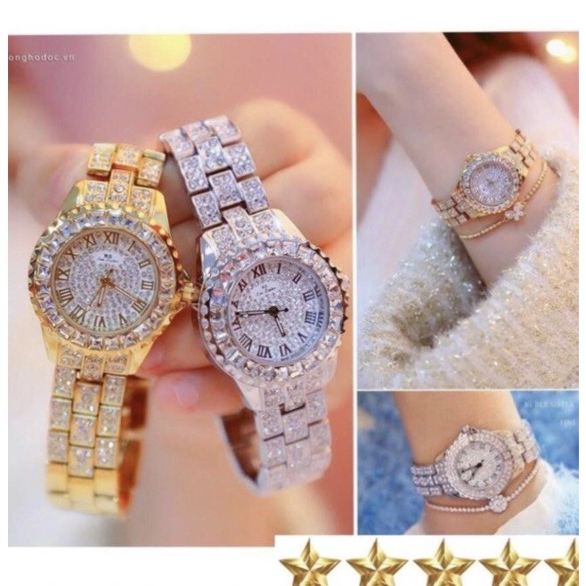 Đồng Hồ Nữ BS Sister Thời Trang Vỏ Kim Loại Đính Đá Cao Cấp | BigBuy360 - bigbuy360.vn