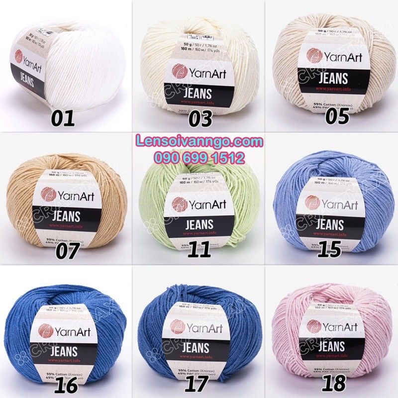 Len jeans yarn art 50g