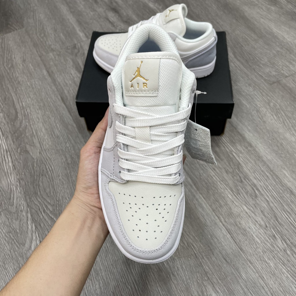 Giày 𝐉𝐨𝐫𝐝𝐚𝐧 𝐜ổ 𝐭𝐡ấ𝐩 ✿𝐅𝐫𝐞𝐞 𝐬𝐡𝐢𝐩✿ Giày 𝐉𝐨𝐫𝐝𝐚𝐧 1 Paris Xám Xanh Cổ Thấp Nam Nữ Full box bill