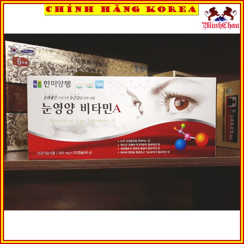 Viên Bổ Mắt VitaminA Health Of Eye 120 viên Hàn Quốc, minhchau