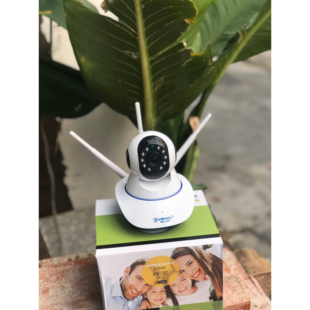 Camera IP Yoosee 3 râu 2.0 Full HD 1080p dùng phần mềm Yoosee bảo mật cao - Hàng Chính Hãng