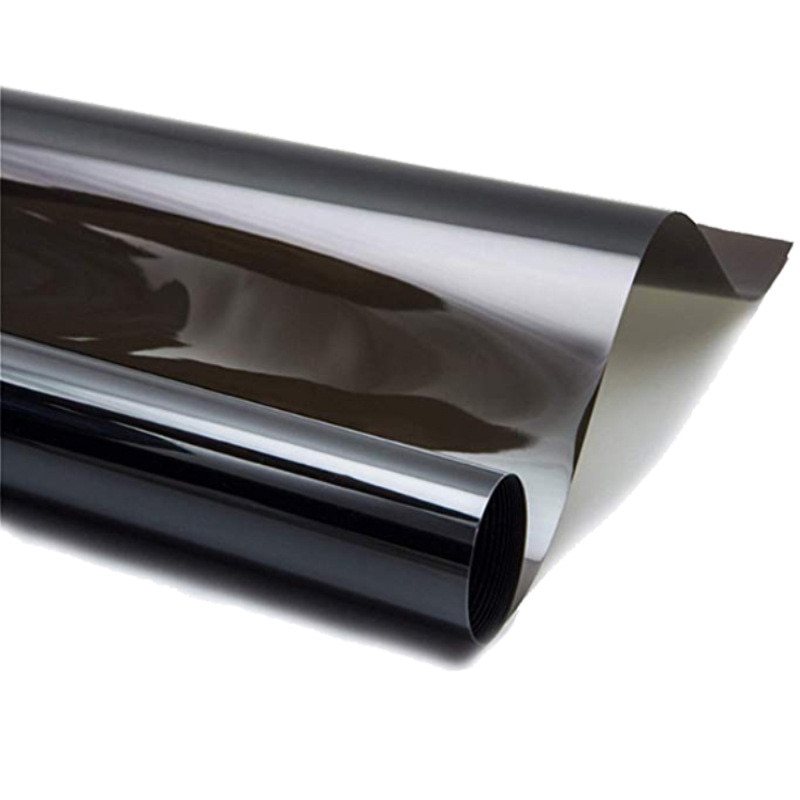 1 Cuộn Miếng Dán Màu Đen Chống Tia UV 100x50cm Cho Cửa Kính Xe Hơi Tiện Dụng