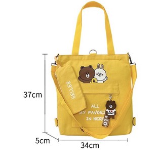 🐻Túi đeo chéo gấu thỏ Cony,túi đeo vai
