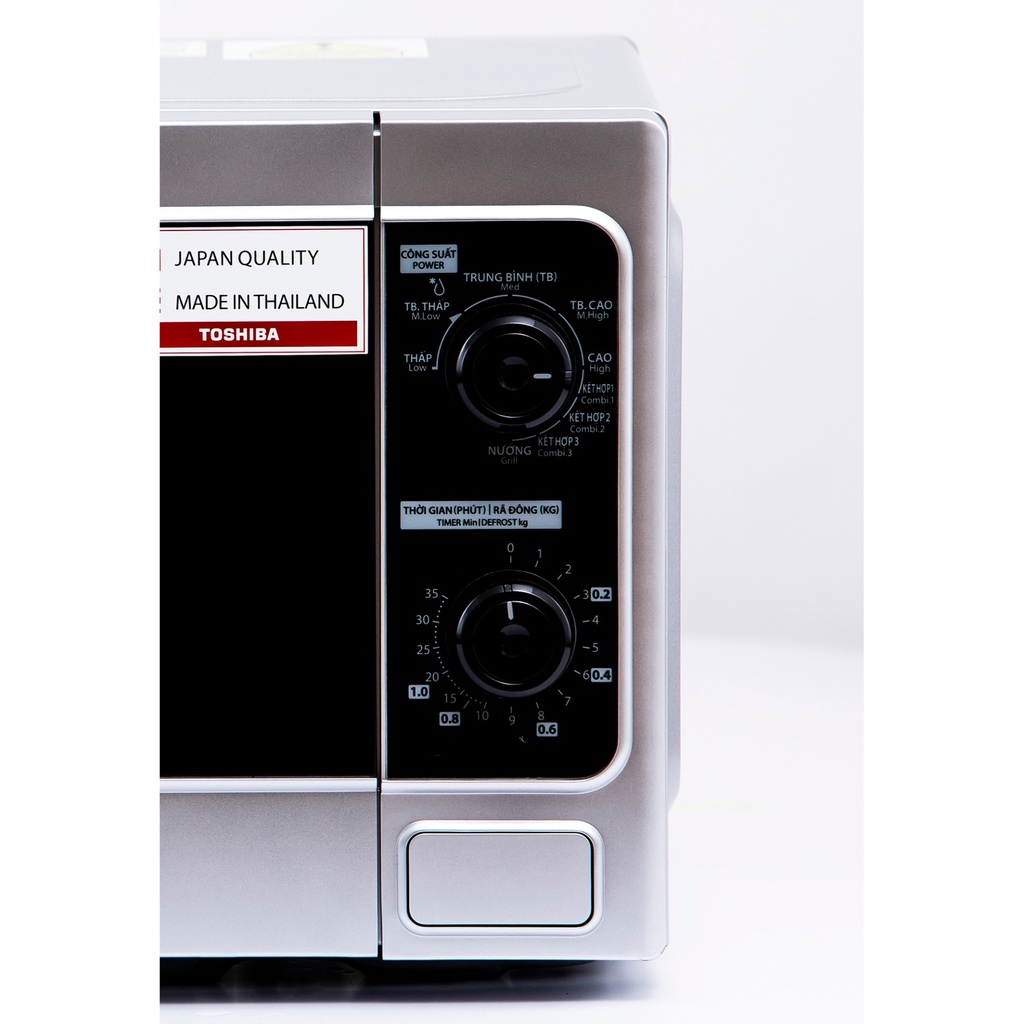 Lò vi sóng Toshiba ER-SGM20VN - 20L - Xuất xứ Thái Lan - Có chức năng nướng - Hàng chính hãng, bảo hành 12 tháng