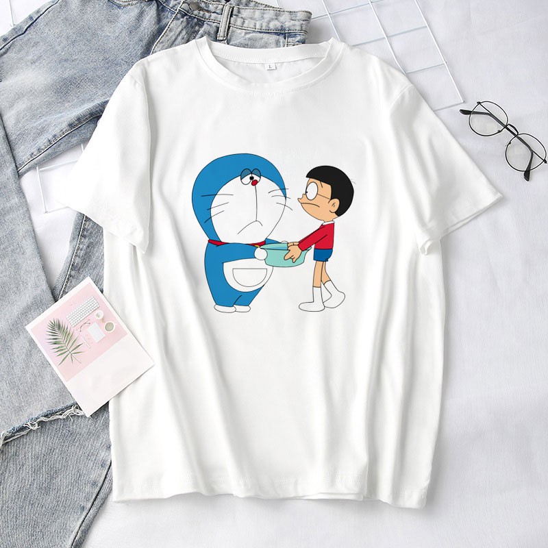 Áo Thun Phim Hoạt Hình Doraemon - Nobita ( Có Size Trẻ Em ) 6.10