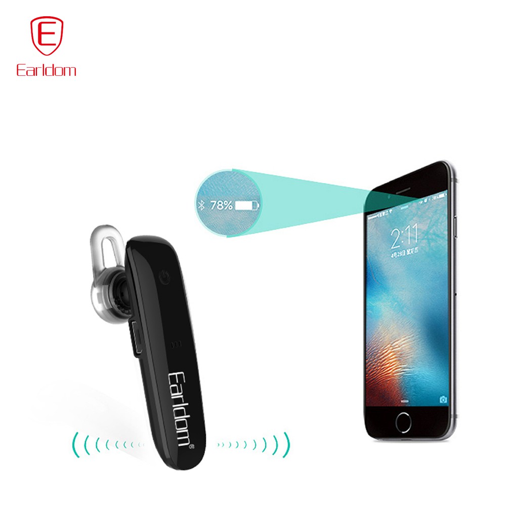 Tai nghe không dây bluetooth (1 Tai) Earldom BH07 chính hãng