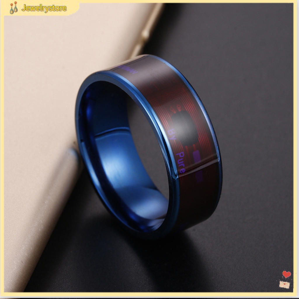 Nhẫn kim loại NFC kết nối bluetooth sử dụng hàng ngày cho nam nữ