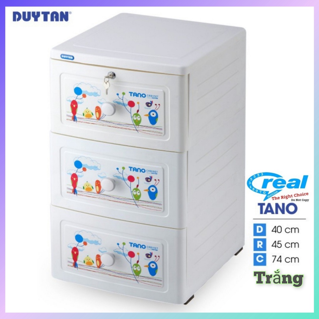 Tủ nhựa duy tân TANO 3 Ngăn