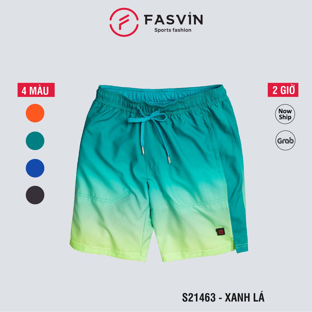 Quần đùi nam thể thao cao cấp Fasvin S21463.HN vải gió thun co giãn mềm mát đi bơi tennis chạy bộ | BigBuy360 - bigbuy360.vn