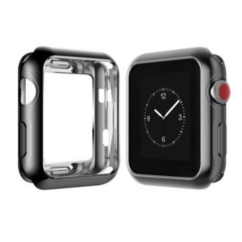 [FULL BOX] Ốp Viền Silicon Mạ Bóng cho Apple Watch series 6/5/4/3/2/1