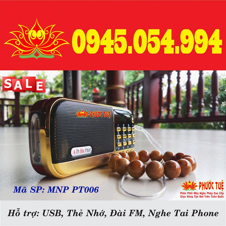 📺[RẤT HAY] MÁY NGHE PHÁP ĐA NĂNG, NGHE THẺ NHỚ BÀI GIẢNG 8G, USB, ĐÀI FM – QUÀ TẶNG XÂU CHUỖI PHẬT PHÁP_MÃ SP PT006