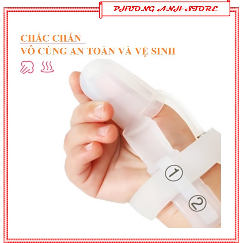 Gặm nướu dạng găng tay bằng silicon cao cấp đa năng hàn quốc cho bé FREESHIP XTRA bảo vệ ngón tay 360 độ cho bé