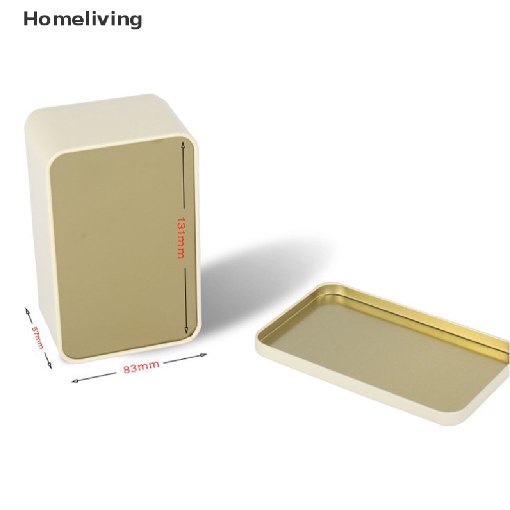 1 Hộp Thiếc Đựng Trà / Bánh Quy / Bánh Quy Bằng Sắt