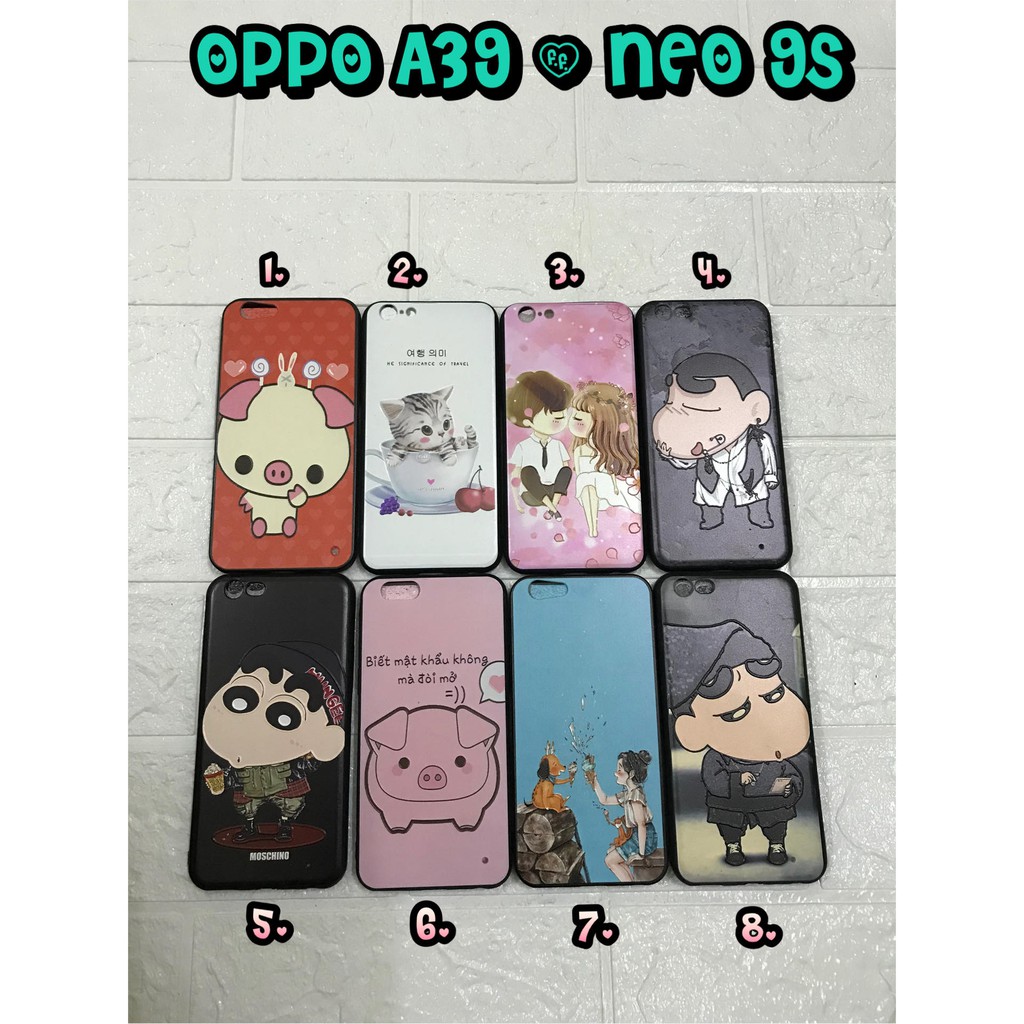 ỐP LƯNG THỜI TRANG OPPO A39/ NEO 9S