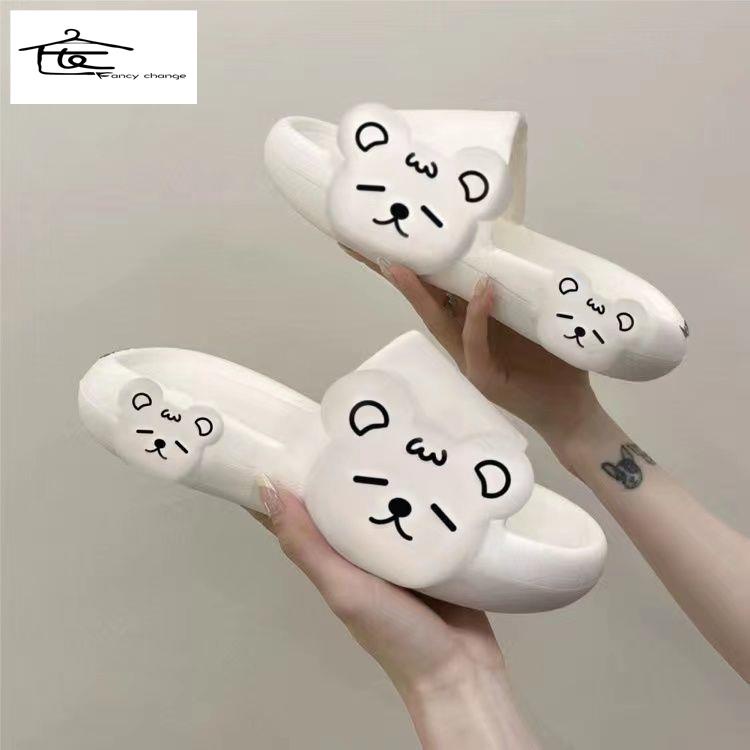 Dép Đi Trong Nhà Chống Trượt Họa Tiết Hoạt Hình Dễ Thương Cho Cặp Đôi